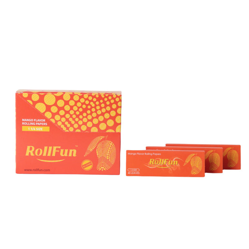 RollFun FLAVOR1 1/4 Mango Rolling Paper