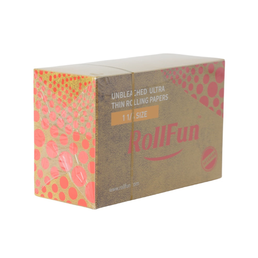 RollFun Natural Unbleached Rolling Paper 1.25 1 1/4 Size